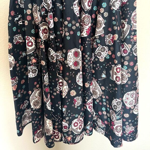NWT Hell Bunny Sasha Sugar Skull Dress - Picture 6 of 10